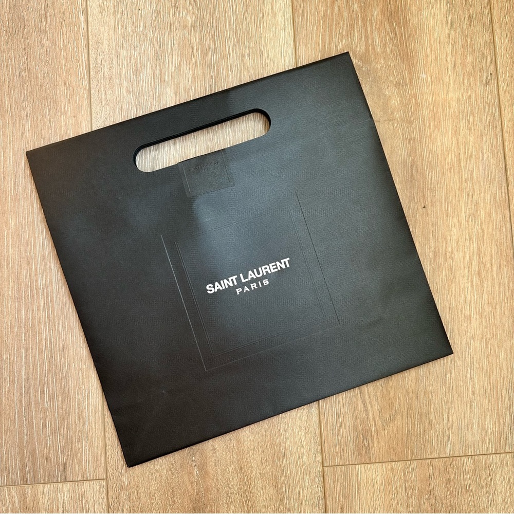 Saint Laurent Empty Fold Over Shopping Bag